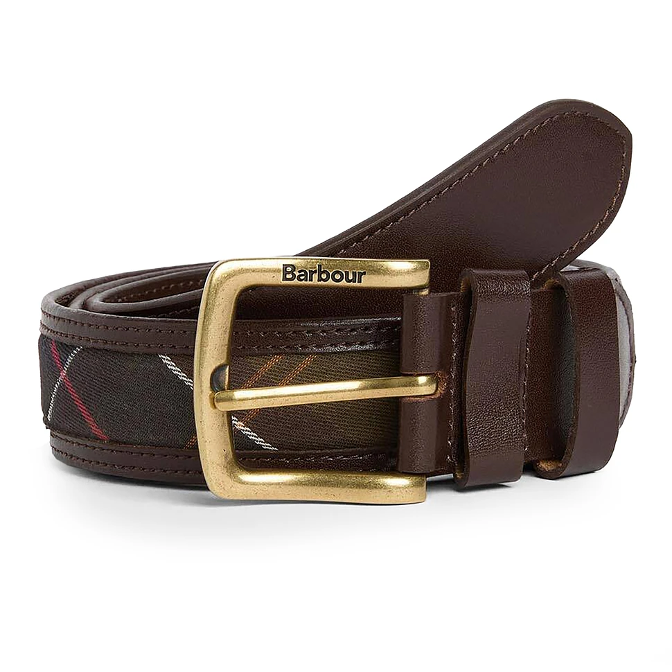 Girvan Tartan Leather Belt