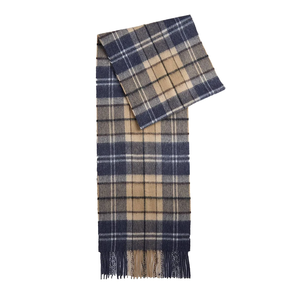 Wool Cashmere Tartan Scarf