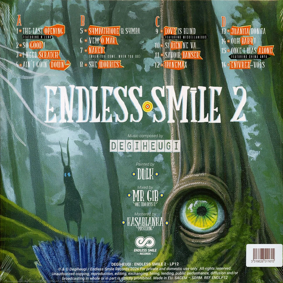 Degiheugi - Endless Smile 2 - Vinyl 2LP - 2026 - Original | HHV