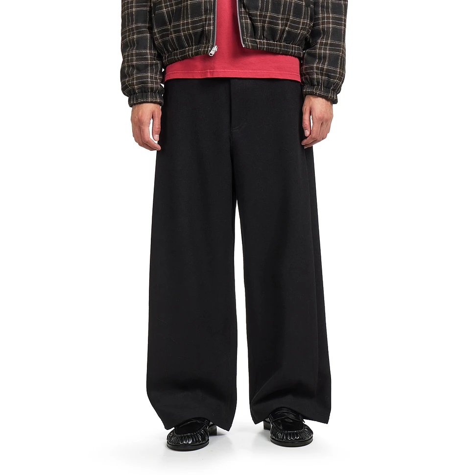 Wool Pleated Gallery Pants