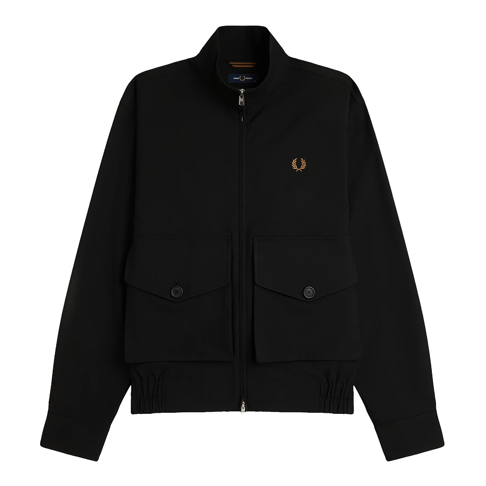 Patch Pocket Funnel Neck Jacket
