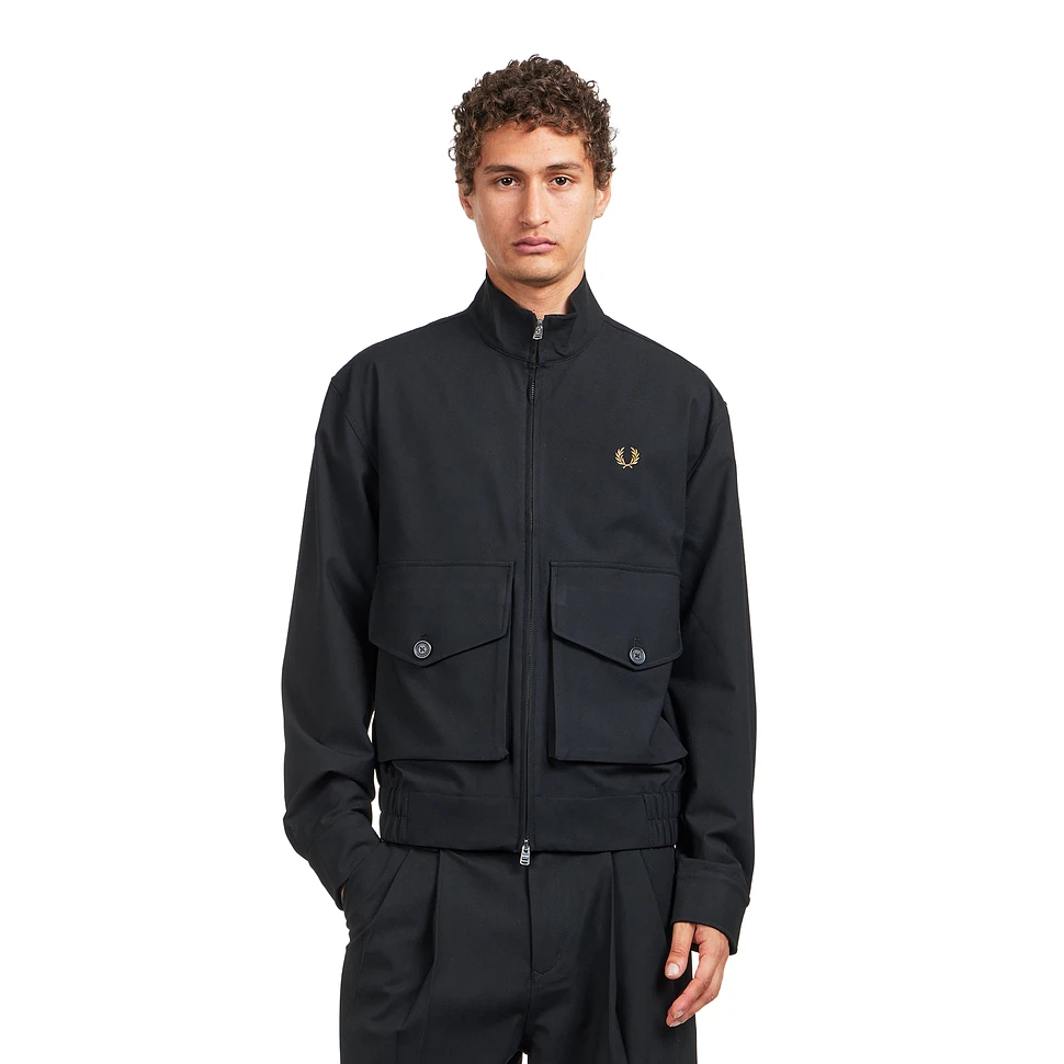 Patch Pocket Funnel Neck Jacket