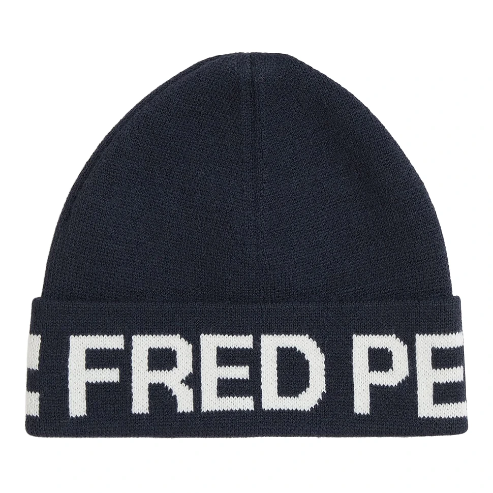 Branded Jacquard Beanie