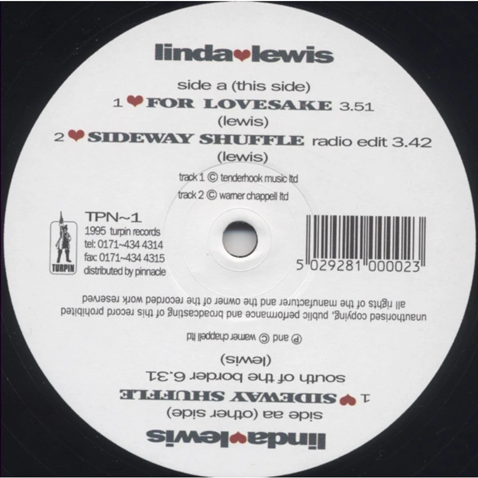 洋楽 Linda Lewis / For Lovesake 12\