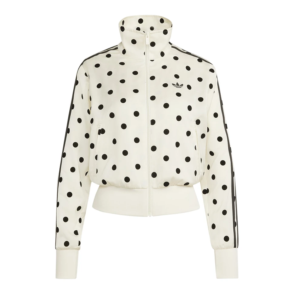 Satin Polka Dots Track Top Track Top