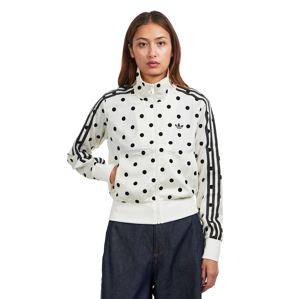 Satin Polka Dots Track Top Track Top