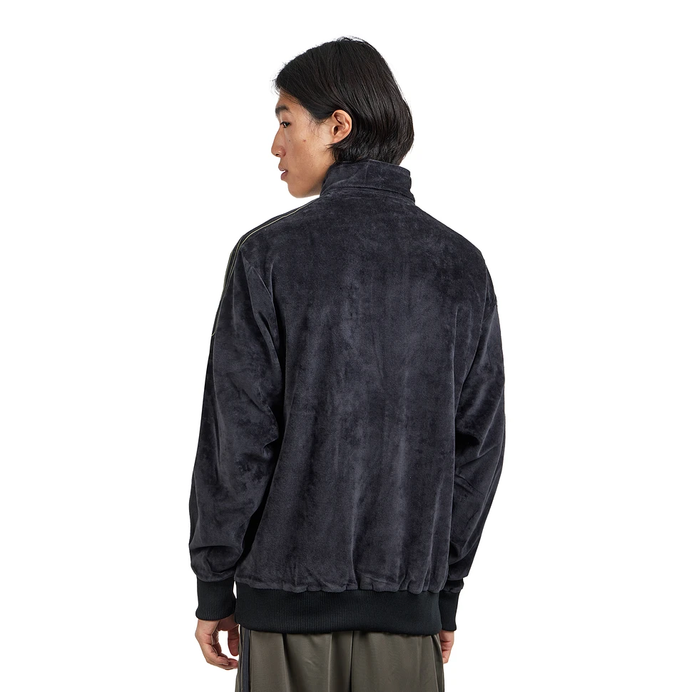 adidas - Firebird Velour Track Top (Black) | HHV