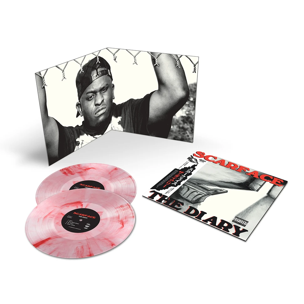 Scarface - The Diary HHV Exclusive Bloodshot Red Vinyl Edition With Obi Strip