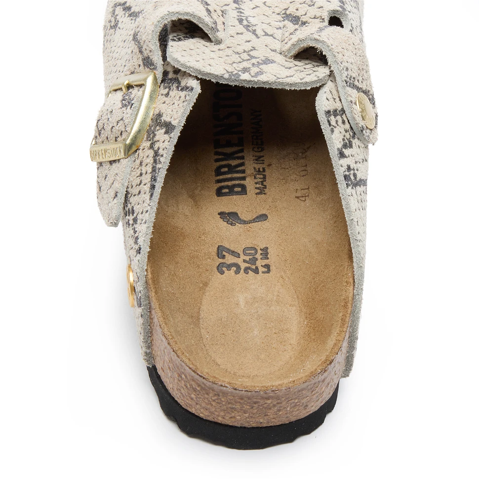 Boston Rivet Red Birkenstock - W Boston Rivet Logo (Snake Oyster) | HHV
