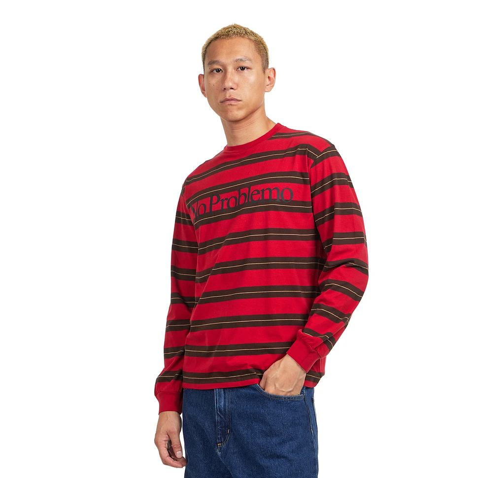 No Problemo Striped LS Tee