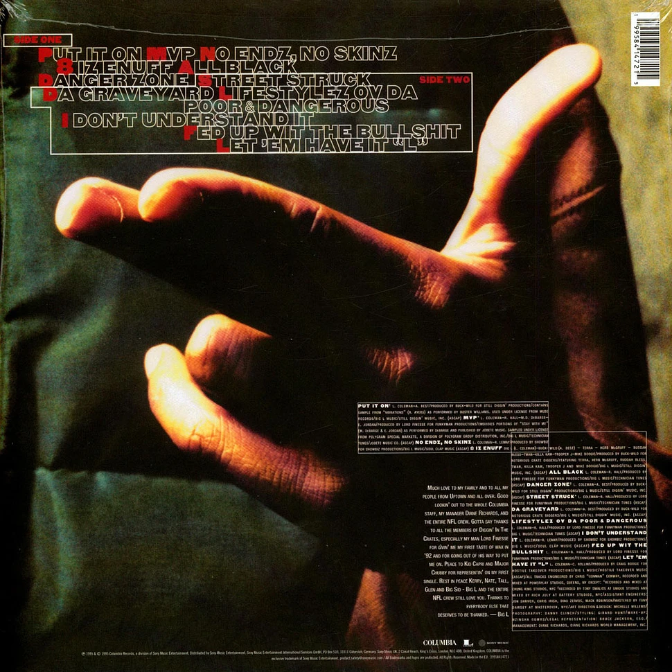 Big L - Lifestylez Ov Da Poor & Dangerous - Vinyl LP - 1995 - EU