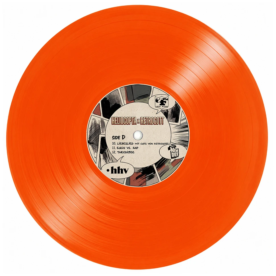 Heliocopta & Retrogott - Rap Knowledge & Bullshit Orange Vinyl Edition
